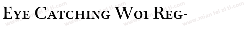 Eye Catching W01 Reg字体转换